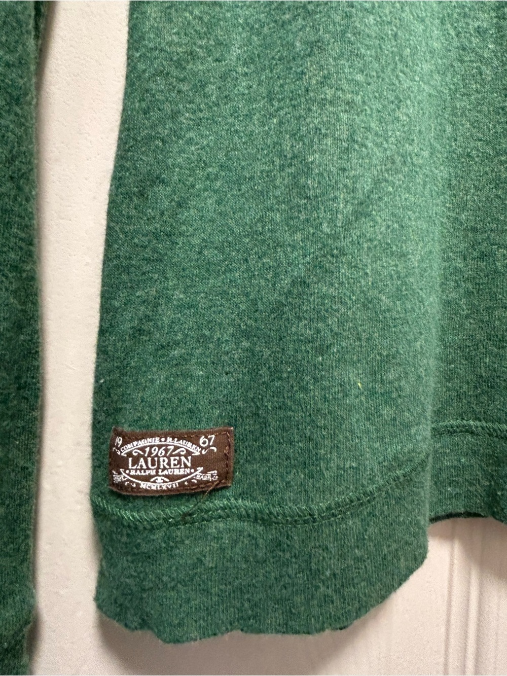 Lauren Ralph Lauren Green Knit Pullover Classic Quiet Luxury Preppy Office Basic - Picture 2 of 5